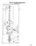 BRAKE AND DRIVE TUBE Diagram and Parts List for LA9100XTG0  Whirlpool Washer