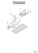 LOCK MOTOR Diagram and Parts List for RS385PXBQ0  Whirlpool Range