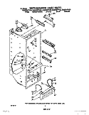 REFRIGERATOR LINER Diagram and Parts List for ED22DWXTG05  Whirlpool Refrigerator