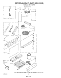 LIT/OPTIONAL Diagram and Parts List for JJEC5100XT0  Whirlpool Ice Maker