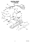 Part Location Diagram of W10124265 Whirlpool ESCUTCHEON