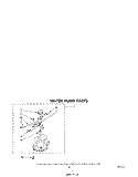 WATER PUMP Diagram and Parts List for LT5000XMW1  Whirlpool Washer Dryer Combo