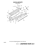 Part Location Diagram of 4342981 Whirlpool Trim, Bottom