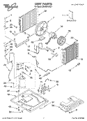 UNIT PARTS Diagram and Parts List for MACQ184XL1  Whirlpool Air Conditioner