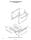 DOOR AND DRAWER Diagram and Parts List for RF3020XPW0  Whirlpool Range
