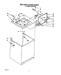 TOP AND CABINET, LIT/OPTIONAL Diagram and Parts List for LA9480XWF2  Whirlpool Washer