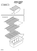 SHELF PARTS, OPTIONAL PARTS Diagram and Parts List for IT14DKXSQ00  Inglis Refrigerator
