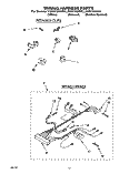 WIRING HARNESS Diagram and Parts List for LSV5132AN0  Whirlpool Washer