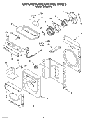 Part Location Diagram of 8199574 Whirlpool TRANSFORMR