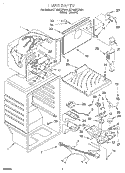 LINER Diagram and Parts List for ET18NKXFN01  Whirlpool Refrigerator
