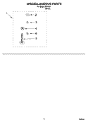 MISCELLANEOUS  PARTS, OPTIONAL PARTS (NOT INCLUDED) Diagram and Parts List for IM41001  Inglis Washer