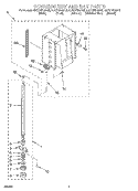 POWERSCREW AND RAM Diagram and Parts List for KUCC151EBT0  KitchenAid Trash Compactor