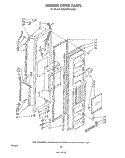 FREEZER DOOR Diagram and Parts List for ED25SM1LWR1  Whirlpool Refrigerator