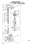 GEARCASE Diagram and Parts List for TAWS700BQ0  Estate Washer