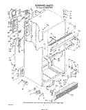 CABINET Diagram and Parts List for ET20DKXTM10  Whirlpool Refrigerator