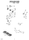 VENTILATION PARTS Diagram and Parts List for KHTU705RSS1  KitchenAid Range Hood