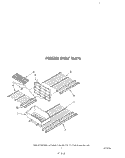 FREEZER SHELF Diagram and Parts List for KTRF22KTPL00  Whirlpool Refrigerator