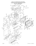 UPPER BODY Diagram and Parts List for 1885W1A  Roper Range