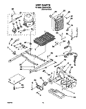 UNIT Diagram and Parts List for GD25SFXHS01  Whirlpool Refrigerator