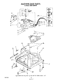 MACHINE BASE Diagram and Parts List for KAWE760WAL0  KitchenAid Washer