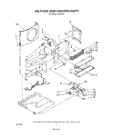 AIR FLOW AND CONTROL Diagram and Parts List for X12002V01  Roper Air Conditioner