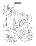 SECTION Diagram and Parts List for LE7800XMW1  Whirlpool Dryer