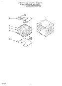 INTERNAL OVEN Diagram and Parts List for RBS275PDQ1  Whirlpool Wall Oven