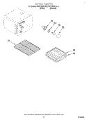 OVEN Diagram and Parts List for KGRT600HAL3  KitchenAid Range
