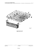 LOWER RACK Diagram and Parts List for KDD20  KitchenAid Dishwasher