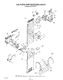 AIR FLOW AND RESERVOIR Diagram and Parts List for 4KSRF42DTX2  KitchenAid Refrigerator