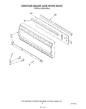 CONTROL FRAME AND KNOB Diagram and Parts List for KEBI241SBL0  KitchenAid Wall Oven