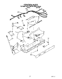 CONTROL Diagram and Parts List for KSRS27QAWH00  KitchenAid Refrigerator