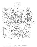 OVEN Diagram and Parts List for F9757W1  Roper Range