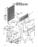 UNIT Diagram and Parts List for ET18NKXZG00  Whirlpool Refrigerator