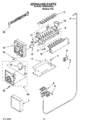 ICEMAKER PARTS, OPTIONAL PARTS (NOT INCLUDED) Diagram and Parts List for 7GS5FHAXTA01  Whirlpool Refrigerator