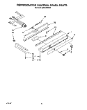 REFRIGERATOR CONTROL PANEL Diagram and Parts List for KSSS42DBX00  KitchenAid Refrigerator