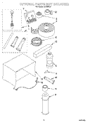 OPTIONAL Diagram and Parts List for CA18WC01  Crosley Air Conditioner