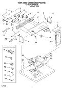 SECTION Diagram and Parts List for LEQ7000KQ2  Whirlpool Dryer
