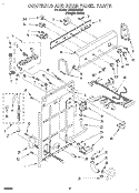 CONTROLS AND REAR PANEL Diagram and Parts List for TAWS700DQ0  Estate Washer