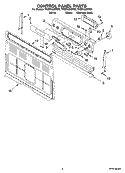 Part Location Diagram of 9756739 Whirlpool Panel, Backguard (Stainless St