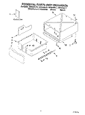 PEDESTAL PARTS (NOT INCLUDED) Diagram and Parts List for GEW9200LQ1  Whirlpool Dryer