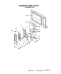 CONTROL Diagram and Parts List for RJM1870P  Whirlpool Microwave Oven Combo