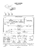 WIRE HARNESS , WIRING DIAGRAM Diagram and Parts List for F7107W1  Roper Range