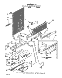 UNIT Diagram and Parts List for ET18HKXWN11  Whirlpool Refrigerator