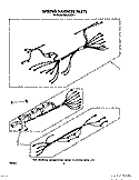 WIRING HARNESS Diagram and Parts List for RS630PXV1  Whirlpool Range