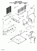 UNIT PARTS Diagram and Parts List for ER2CHMXPB05  Whirlpool Refrigerator