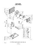 UNIT PARTS Diagram and Parts List for ACP052XM0  Whirlpool Air Conditioner