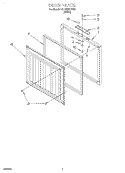 SECTION Diagram and Parts List for RH1099REW06  Roper Freezer