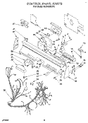 CONTROL PANEL, LIT/OPTIONAL Diagram and Parts List for KUDS230Y2  KitchenAid Dishwasher
