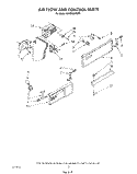 Part Location Diagram of 942898 Whirlpool Air Duct, Assembly